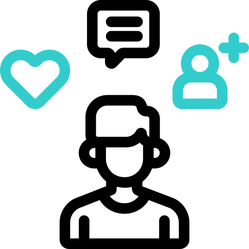 media relations food critic outreach icon